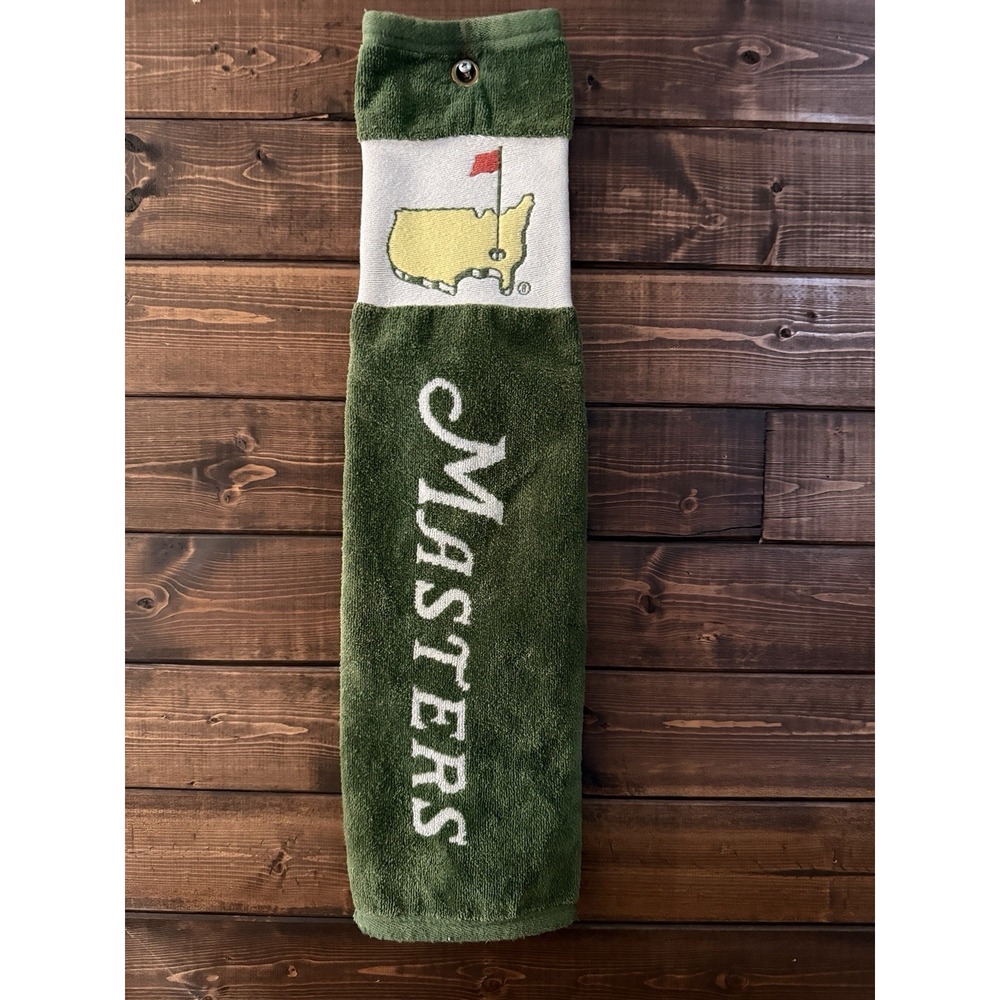 Masters Tournament Augusta National Green Trifold Golf Towel